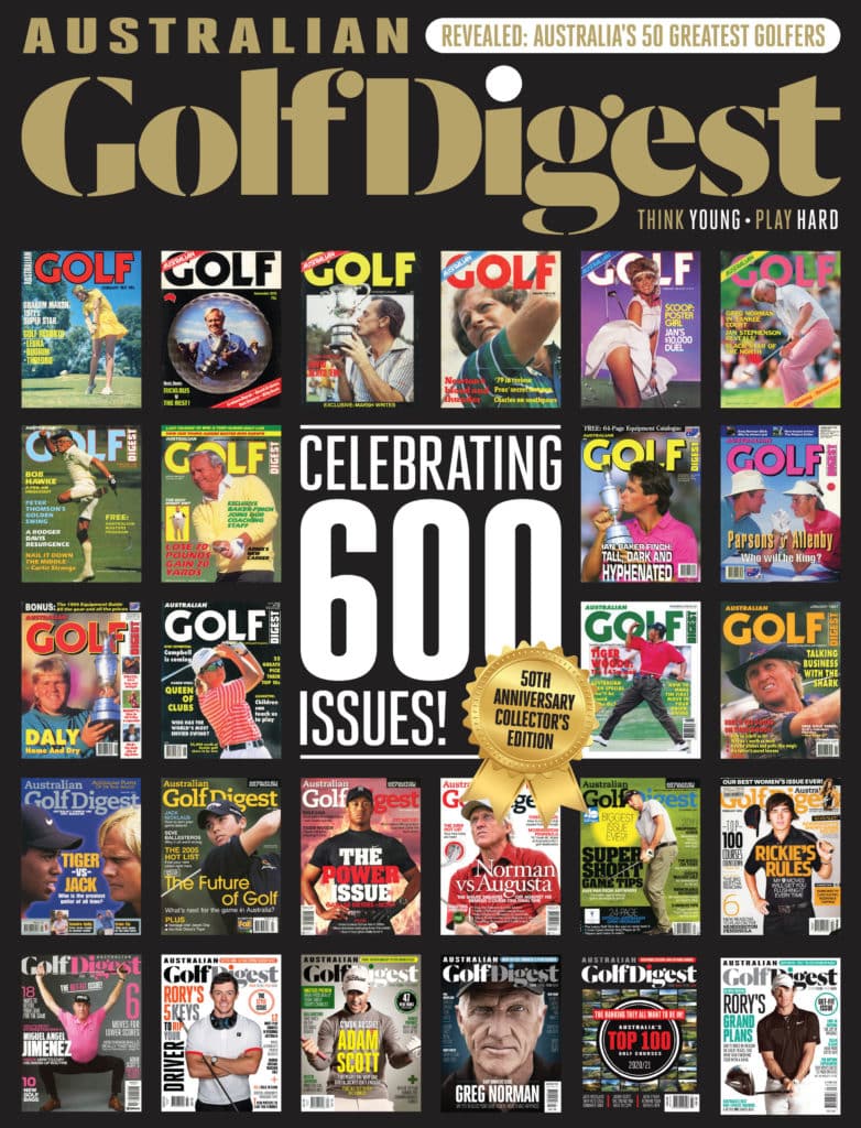 Australian Golf Digest 600th edition