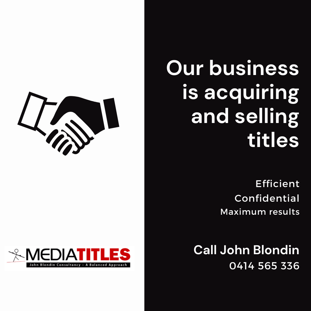 Contact Media Titles to sell and acquire media brands