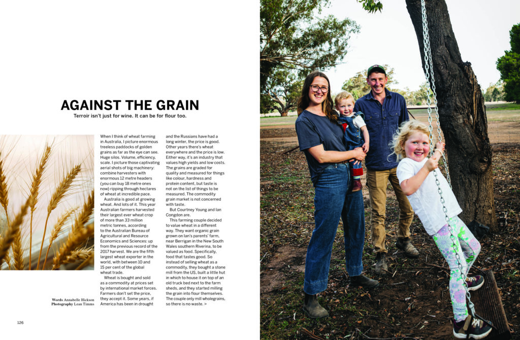 A spread from Galah magazine